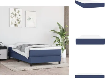 Obrázok produktu pre vidaXL Taštičkový matrac modrý 90x200x20 cm látka - Matrace