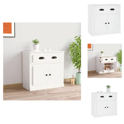 Produktbild von vidaXL Sideboard Weiß 70x35,5x67,5 cm Holzwerkstoff -  Sideboards