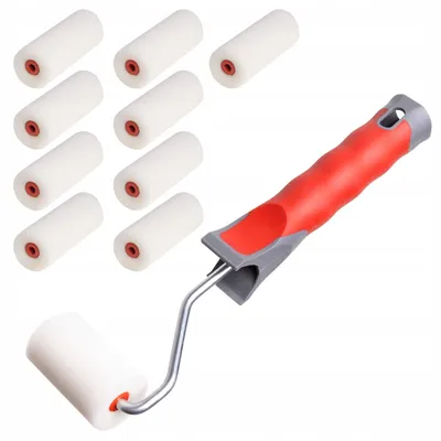 Produktbild von Foltape Moltopren Schaumstoffwalze 10 cm Premium Set mit Griff