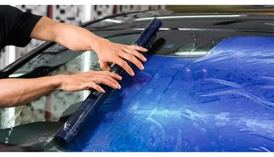 Zdjęcie produktu dla Folia przyciemniająca AUTO-STYLE Chameleon Ultra-Blue 152 x 200 cm, samoprzylepna