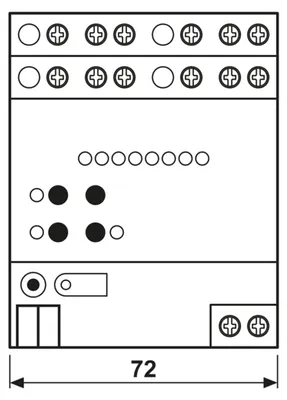 Immagine prodotto di JUNG KNX Attuatore cieco 2504REGHE