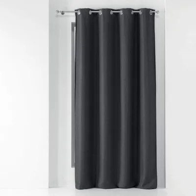 Verdunkelungsvorhang mit Ösen, 135x240 cm, Anthrazit