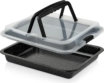 Image de Nava - plaque de cuisson avec couvercle 40x32,5 cm