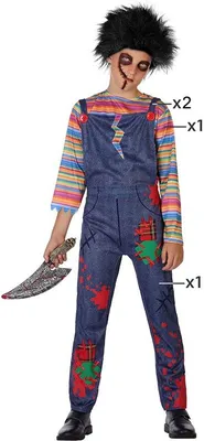 Produktbild von Atosa Blutige Kinderpuppe Custom Mehrfarbig 7-9 Years Mehrfarbig 7-9 Years