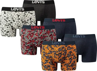 Produktbild von Levi´s 2P Emoji Print Boxer Brief 200 SF Baumwolle Stretch