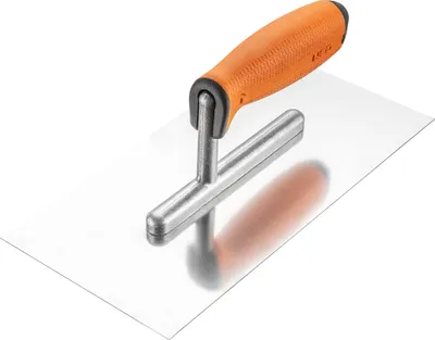 Obrázok produktu pre Neo Tools Stierka 128 x 270 mm, hrúbka čepele 0,7 mm, nerezová oceľ | Ergonomická, lakovaná rukoväť z dvoch materiálov, čepeľ z nerezovej ocele
