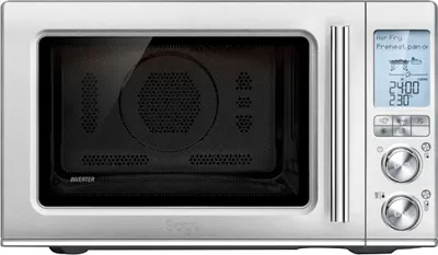 Produktbild von Sage SMO870BSS4EEU1, Über den Bereich, Kombi-Mikrowelle, 32 l, 1100 W, Eingebautes Display, Tasten, Drehregler