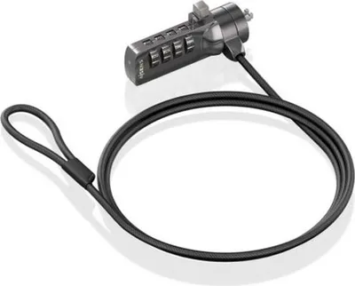 Produktbild von Sicherheitskabel Aisens ASLK-D40N03-BK 1,5 m