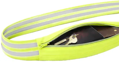 Image de FIRST AID ONLY - Ceinture réfléchissante avec poche, noire