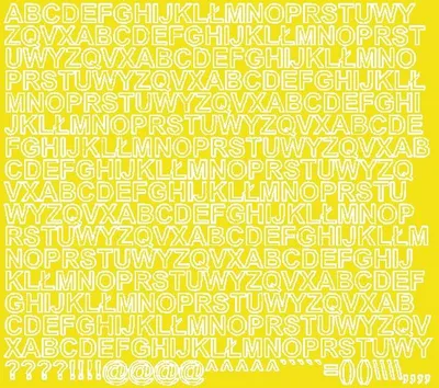 Produktbild von Selbstklebende Buchstabenaufkleber, 1 cm, gelb, matt