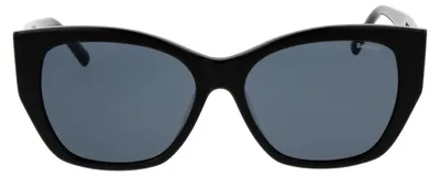 Produktbild von Barbour BAS-3032 Sonnenbrille Damen Azetat schwarz 54-15-140