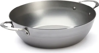 Obrázok produktu pre de Buyer 5654.24, Kolo, Sauté panvica, Nerezová oceľ, Keramický, Plyn, Halogén, Indukčná, Uzavretá doska, 24 cm, 70 mm