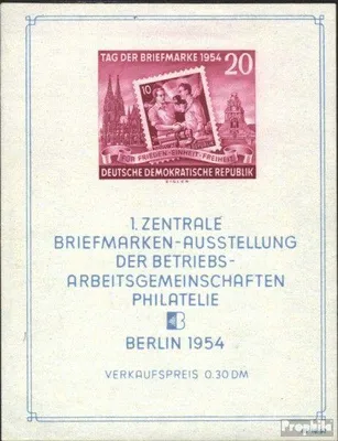 Produktbild von Briefmarken DDR 1954 Mi Block10 (kompl.Ausg.) gestempelt Briefmarkenausstellung