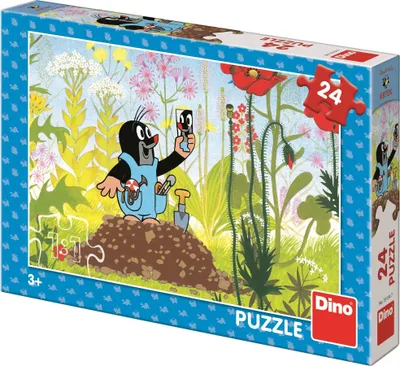 Produktbild von Puzzle Blauer Maulwurf in Höschen 24 Stück