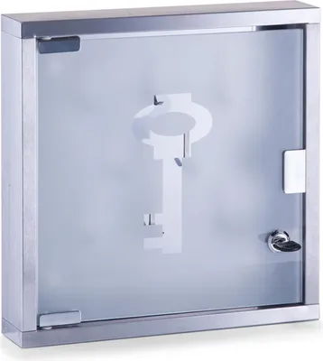 Immagine prodotto di Cassetta portachiavi con ante in vetro, 30 x 30 x 6 cm