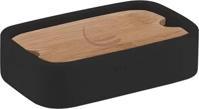 Obrázok produktu pre Držiak Na Mydlo Ninfea Matný Čierny