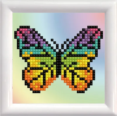 Produktbild von DIAMOND DOTZ® Original Diamond Painting Schmetterling Rainbow Butterfl
