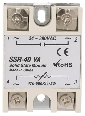 Halbleiterrelais SSR-40VA, 24-480 V, 2 W, für Industrieautomation