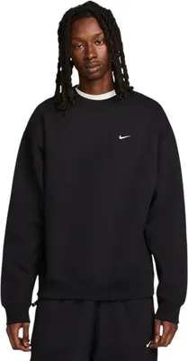 Zdjęcie produktu dla Nike Solo Swoosh Fleece Crew DX1361-010, bluza, męska, czarna