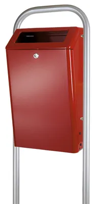 Produktbild von Abfallbehälter für draussen 50 Liter bordeaux (31010868)