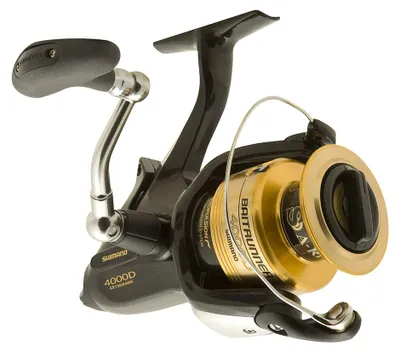Produktbild von SHIMANO USA Baitrunner, 4000D, Beidhändig, Freilauf Angelrolle, Frontbremse, BTR4000D