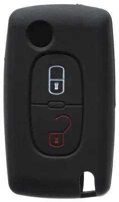 Produktbild von Schlüsselhülle - Silikon Schlüsselcover - Citroen Schlüssel - Peugeot Schlüssel - Schlüssel Schutz