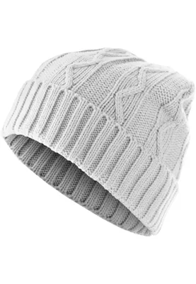 Immagine prodotto di Berretto invernale Urban Classics - CABLE FLAP bianco
