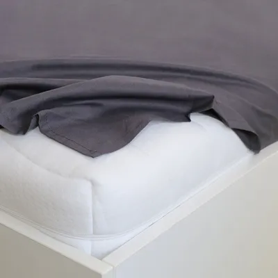 Produktbild von Traumschlaf Edel-Linon Bettlaken Haustuch 150x250 cm anthrazit