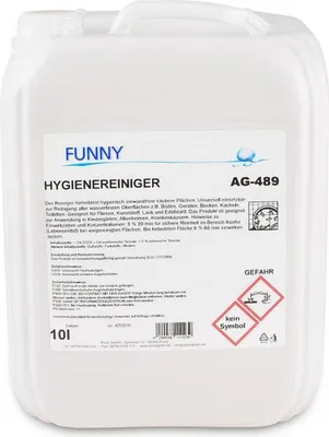 Produktbild von Funny Hygienereiniger - 10 L Kanister - schnellwirkend - Universalreiniger