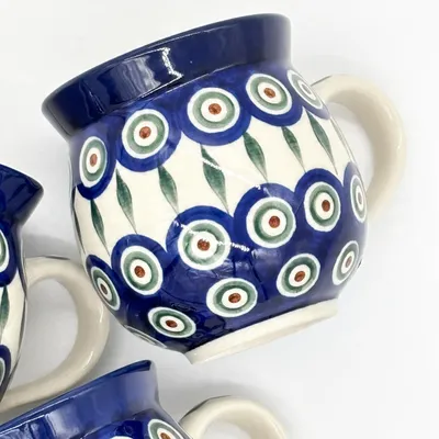 Produktbild von Becher Handgefertigte Bunzlauer Keramik Tasse 300 ml