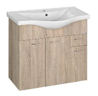 Obrázek produktu pro Spodní skříňka KERAMIA FRESH74,5x74x34,7cm, světlý dub