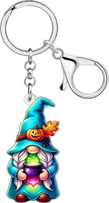 Productafbeelding van Sleutelhanger Kabouter, 5 cm, Halloween accessoire, ideaal voor onderweg