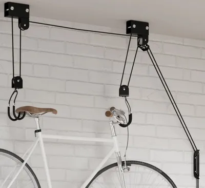 Produktbild von PUEAZU Fahrradlift Deckenmontage 57 kg - Fahrradanhänger &10837