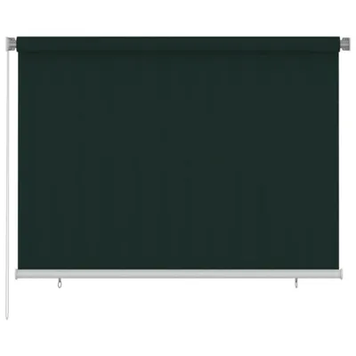 Image de vidaXL Store extérieur 200x140 cm vert foncé HDPE