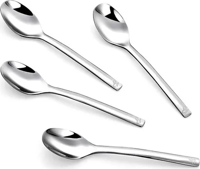 Produktbild von Tchibo Kaffeelöffel, 4-er Set Espresso Löffel, Edelstahl, Spülmaschinengeeignet