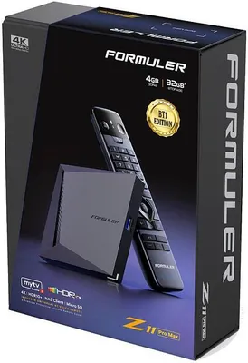 Zdjęcie produktu dla Formuler Z11 Pro Max 4K Multimedia Streamer 4GB RAM 32 GB Flash WiFi 6