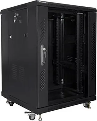 Produktbild von LANBERG 19" 15U 600X600 Rackmount Einbauschrank schwarz (Speditionsversand)