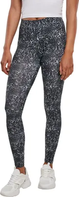 Imagen del producto de Leggings para mujer Urban Classics, diseño estampado, color  y blanco - talla 4XL