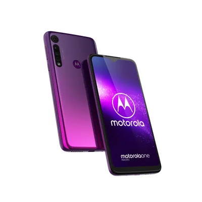 Produktbild von Motorola Handy One Macro Dual-SIM violett, Farbe:Violett