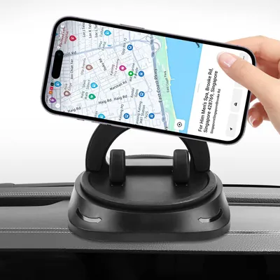 Zdjęcie produktu dla Uchwyt na telefon do samochodu, obrotowy o 360°, uniwersalny uchwyt samochodowy