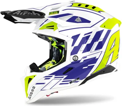 Produktbild von Airoh Aviator 3 Rampage Carbon Motocross Helm Farbe: Blau, Grösse: XXL (63)