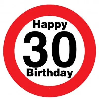 Produktbild von Riesen-Schild 30" zum 30. Geburtstag