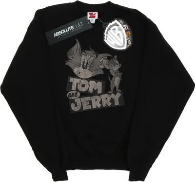 Produktbild von Tom and Jerry - Sweatshirt für Herren BI1892 (L) (Schwarz)