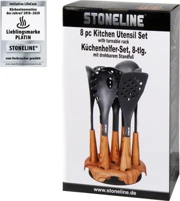 Image de STONELINE® Back to Nature Set d'ustensiles de cuisine 8 pièces