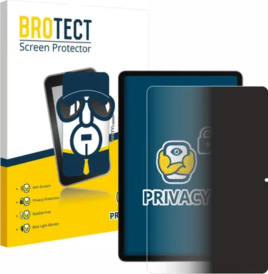 Produktbild von BROTECT Sichtschutzfolie für Samsung Galaxy Tab S11 (Hochformat) Anti-Spy Privacy Sichtschutz Blickschutz Folie Blaulicht-Schutz