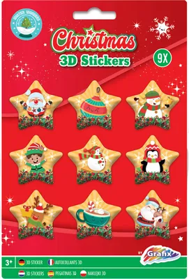 Immagine prodotto di Adesivi 3D Grafix Natale