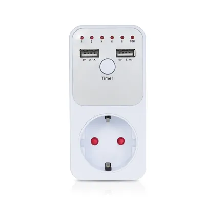 Zdjęcie produktu dla Gniazdo z wyłącznikiem czasowym, programowalne gniazdo z wyłącznikiem czasowym, elektroniczny wyłącznik czasowy, gniazdo przeciwprzepięciowe, gniazdo przełącznika, cyfrowy elektroniczny wyłącznik czasowy, programowalny wyłącznik czasowy