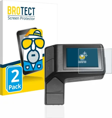 Produktbild von 2x BROTECT Schutzfolie für Giant Ridecontrol Dash 2 in 1 Displayschutz Displayschutzfolie Folie Matt Entspiegelungsfolie