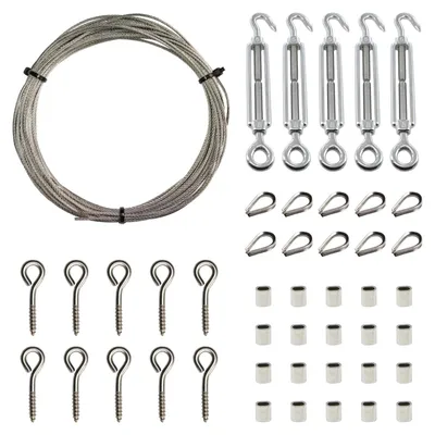 Produktbild von Kit 30 Meter Edelstahlkabel Durchmesser 2