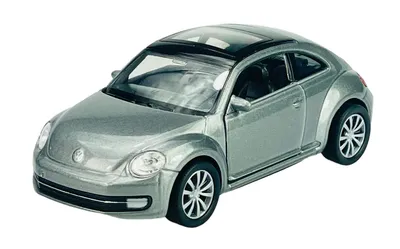 Produktbild von Welly VW Volkswagen The Beetle Silber 1:34-1:39 Die Cast Metall Modell Neu im Kasten 43650